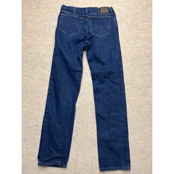 Lee Regular Fit Medium Wash Straight Leg Denim Jeans Men's 34 X 36 - Picture 5 of 10